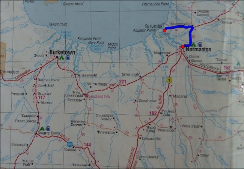 Pelikane im Flinders River